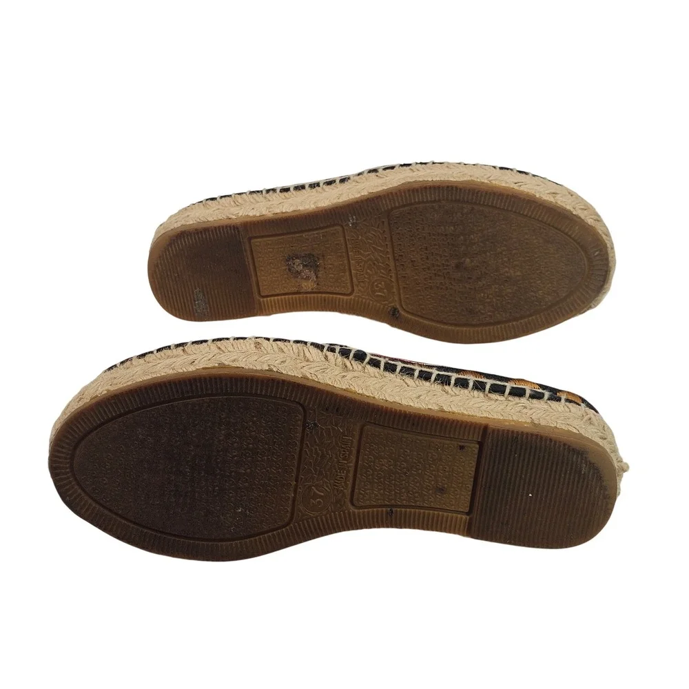 Johnny Was Aldorna Espadrille Slip On Shoes‎ 37/6.5 Boho Tribal Embroidery Spain